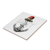 塩海賊スカル及びいかり タイル (側面)