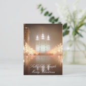 塩湖の寺院の郵便はがき シーズンポストカード (スタンド正面)