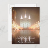 塩湖の寺院の郵便はがき シーズンポストカード (正面/裏面)