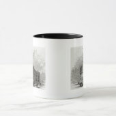 塩湖1854年のモルモン寺院 マグカップ (中央)