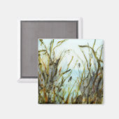 「塩湿原の朝」マグネット マグネット (正面/裏面)