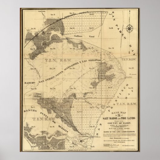 塩湿地と干潟 ポスター (正面)