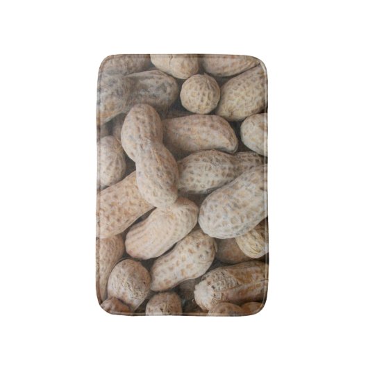 塩漬けにしたピーナッツが殻に入っている バスマット (正面縦)