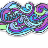 塩漬けカスタムビニールのシール シール (正面)