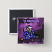 塩漬けマジシャンの成長ボタン 缶バッジ (正面&裏面)