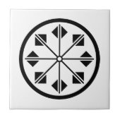 塩灘の車輪 タイル (正面)