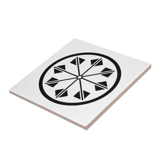 塩灘の車輪 タイル (側面)