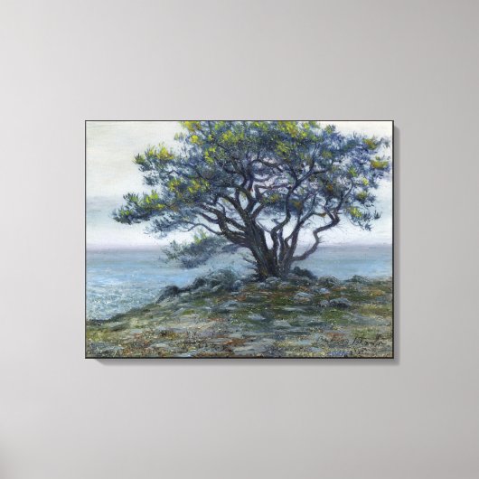「塩点の木」 キャンバスプリント (正面)