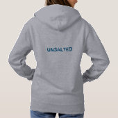 塩無し、鮫無し、心配の五大湖のフード付きスウェットシャツ無し パーカ (裏面)