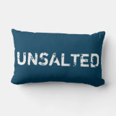 塩無し、鮫無し、心配の五大湖の枕無し ランバークッション (裏面)