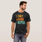 塩焼き繰り返し超自然S超自然引用文 Tシャツ (正面フル)