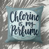 塩素は私の香水スイミングおもしろい引用文 クッション