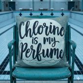 塩素は私の香水スイミングおもしろい引用文 クッション