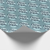 塩素は私の香水スイミングおもしろい引用文 ラッピングペーパー (角)