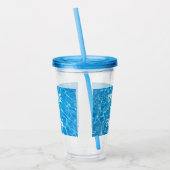 塩素は私の香水スイミングプールのタイポグラフィである アクリルタンブラー (左)