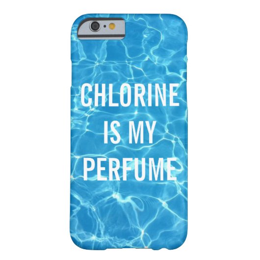 塩素は私の香水スイミングプールのタイポグラフィである Case-Mate iPhoneケース (裏面)