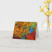 塩素晴らし砂漠 カード (黄色い花)