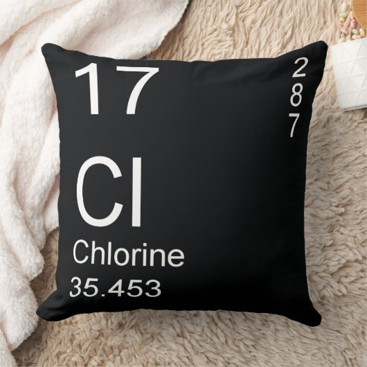 塩素 クッション (ブランケット)