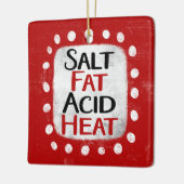 塩脂肪酸熱オーナメント セラミックオーナメント (左)