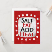 塩脂肪酸熱挨拶カード カード (正面/裏面インサイチュ)