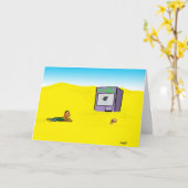 塩辛いお菓子 カード (黄色い花)