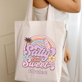 塩辛いが甘いシックパーソナライズされたなレトロ夏 トートバッグ