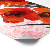 塩辛いケシのポスター ポスター (角)