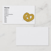 塩辛いソフトプレッツェル 名刺 (正面/裏面)