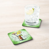 塩辛いドッグカクテルドリンクコースター コースター (右側)