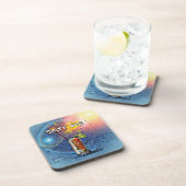 塩辛いドッグカクテル(12ドリンクレシピセットの#6) コースター (右側)