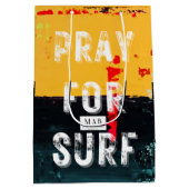 塩辛いビーチ感のある抱き枕 ミディアムペーパーバッグ (裏面)