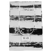 塩辛いビーチ感のある抱き枕 ミディアムペーパーバッグ (裏面)