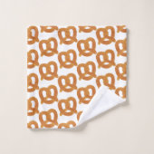 塩辛いプレッツェルおもしろいパンするな バスタオルセット (ウォッシュタオル)