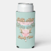 塩辛いヘアサンディトゥーズビーチライフ スリム缶クーラー (Seltzer正面)