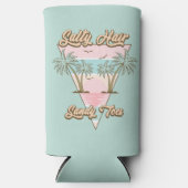 塩辛いヘアサンディトゥーズビーチライフ スリム缶クーラー (正面)