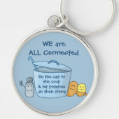 塩辛いポテトスープキーチェーン キーホルダー (正面)