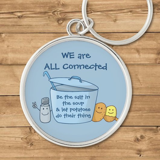 塩辛いポテトスープキーチェーン キーホルダー