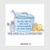 塩辛いポテトスープ シール (シート)