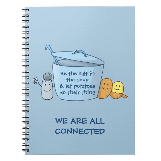 塩辛いポテトスープ ノートブック (正面)