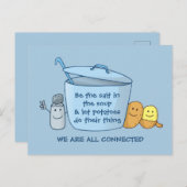 塩辛いポテトスープ ポストカード (正面/裏面)