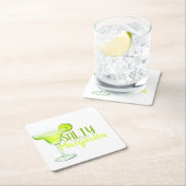 塩辛いマルガリタ スクエアペーパーコースター (インサイチュ)
