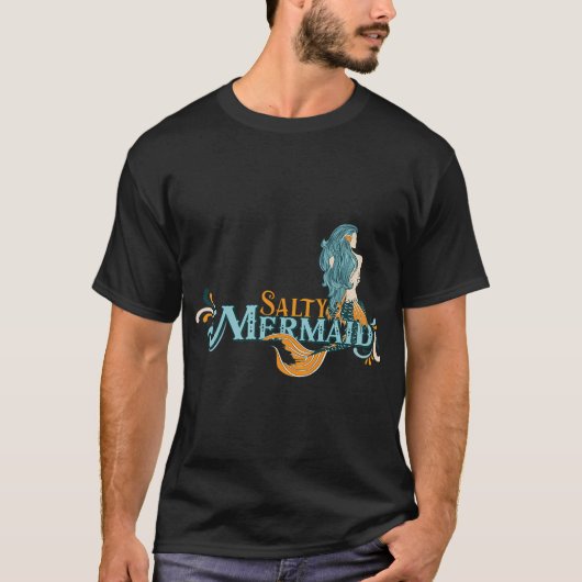 塩辛いマーメイド Tシャツ (正面)