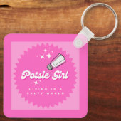 塩辛い世界に住むポッツィガール キーホルダー (裏面)