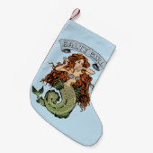 塩辛い女の子 スモールクリスマスストッキング (正面 (吊り時))