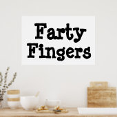 塩辛い指 ポスター (キッチン)