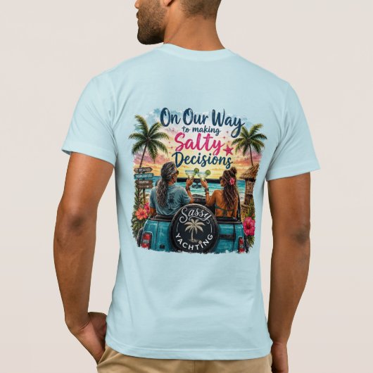塩辛い決断 Tシャツ (裏面)