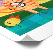 塩辛い犬 ポスター (角)