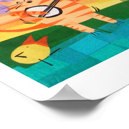 塩辛い犬 ポスター (角)