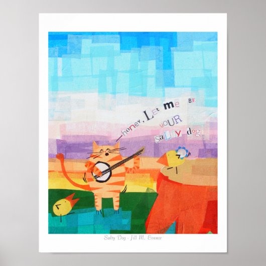 塩辛い犬 ポスター (正面)