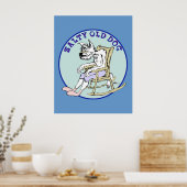 塩辛い老犬 ポスター (キッチン)